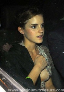 Emma Watson nip slip sexy