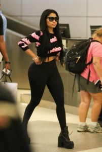 Nicki Minaj at airport