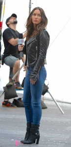 Megan Fox backstage