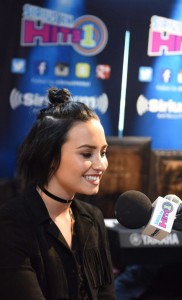Demi Lovato at radio