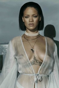 Rihanna see through nipps
