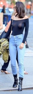 Kendall Jenner blue jeans