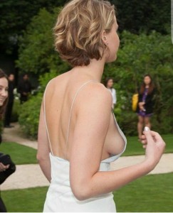Jennifer Lawrence nipple slip