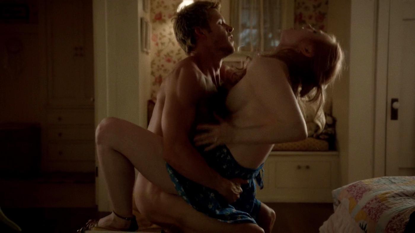 Deborah Ann Woll nude pics from sex scenes. 