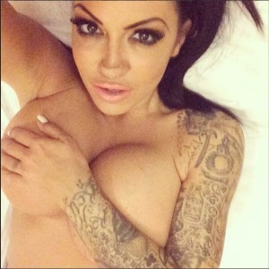 Jodie Marsh toplees