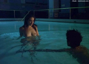 Emmy Rossum nude pool screencaps