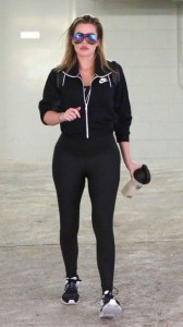 Khloe Kardashian in sexy spandex