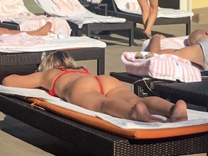 Louisa Johnson ass bikini