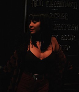 Stella Hudgens at night club