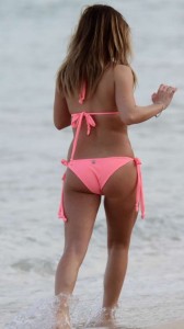 Zara Holland ass sexy on beach