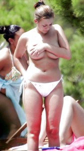 Charlotte Church paparazzi topless