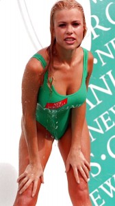 Melinda Messenger in hot swimsuit