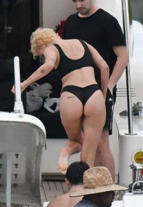 Halsey bikini ass