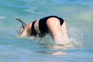 Stella McCartney swimsuit ass