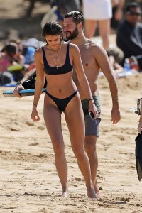 Taylor Hill shows off her sexy bikini body in Lanai